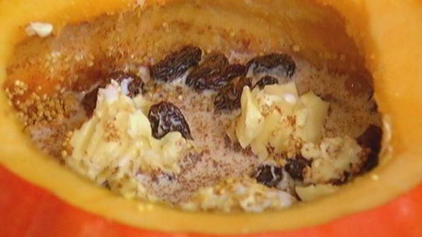 пшенная каша в тыкве