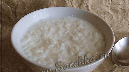 Молочная рисовая каша