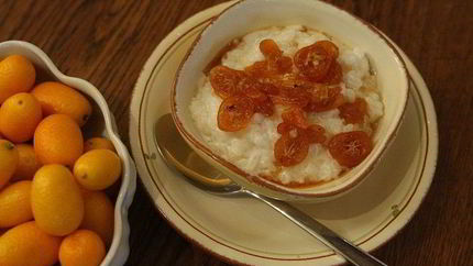 Рисовая каша с карамелизированным кумкватом