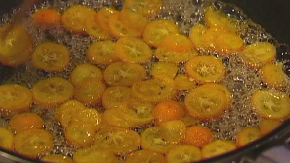 рисовая каша с карамелизированным кумкватом