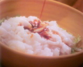 Рисовая каша с рыбным филе