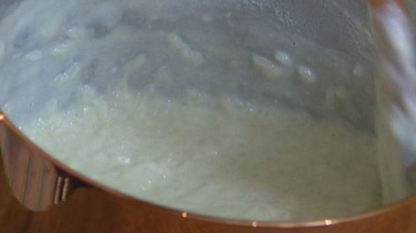 рисовая каша с шоколадом и кокосовой карамелью