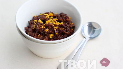 Рисовая каша с шоколадом