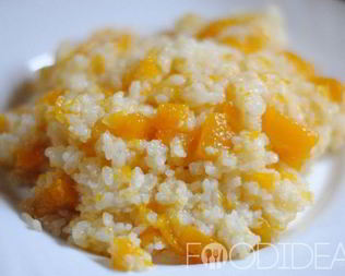 Рисовая каша с тыквой в мультиварке