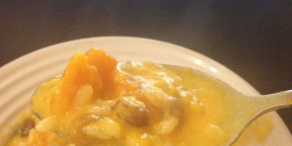 Рецепт рисовой каши с тыквой