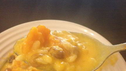 Рисовая каша с тыквой