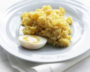 Рисовая каша с яйцом