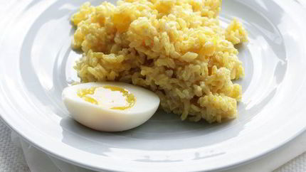 Рисовая каша с яйцом