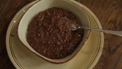 Шоколадная рисовая каша