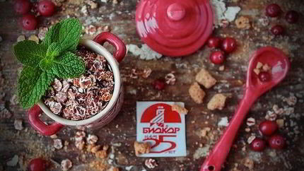 Сливочная каша с корицей и хрустящими отрубями