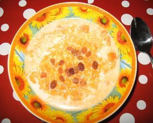 Тыквенная каша на молоке