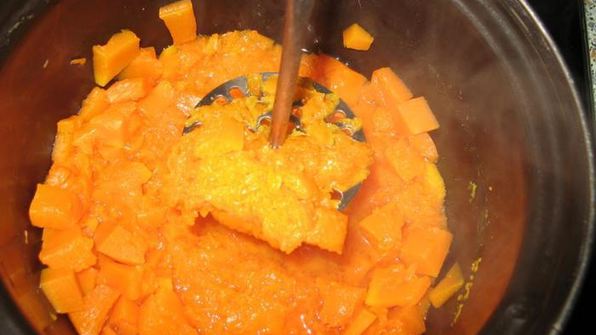 тыквенная каша на молоке