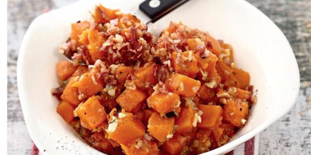 Рецепт тыквенной каши с беконом