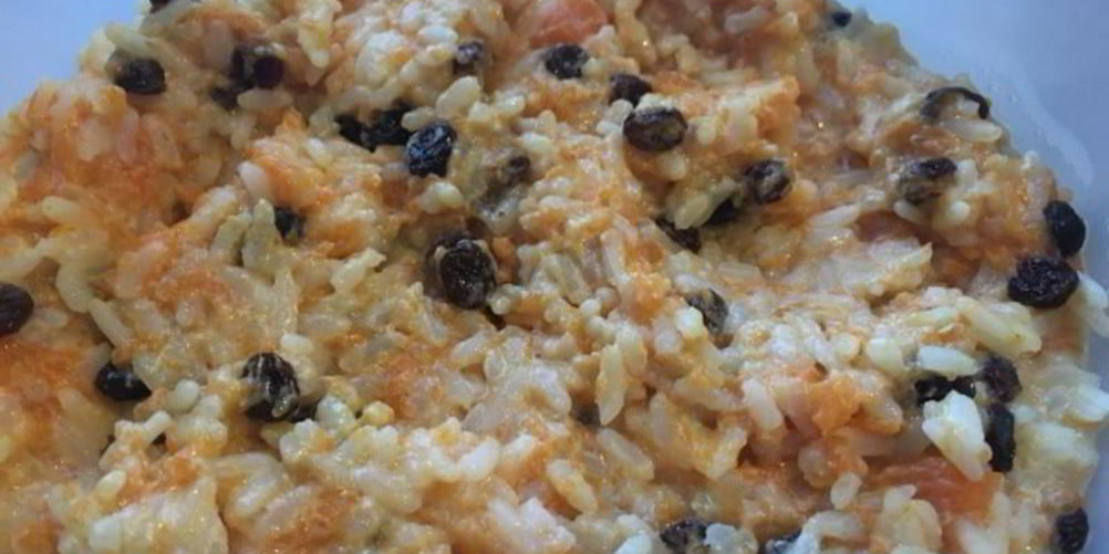 Рецепт тыквенной каши с рисом в мультиварке