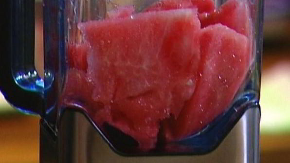 арбузный коктейль с лаймом и имбирем