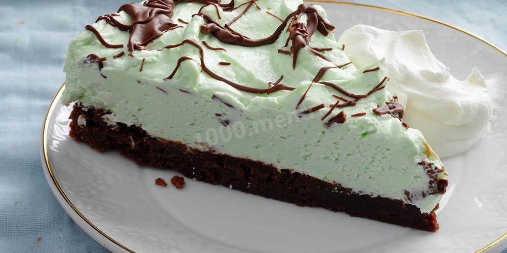 Рецепт брауни с мятным сиропом