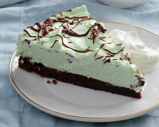 Брауни с мятным сиропом