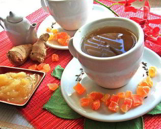 Чай с тмином и имбирем