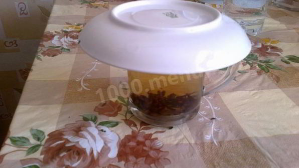 черный чай с мятой