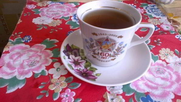 черный чай с мятой