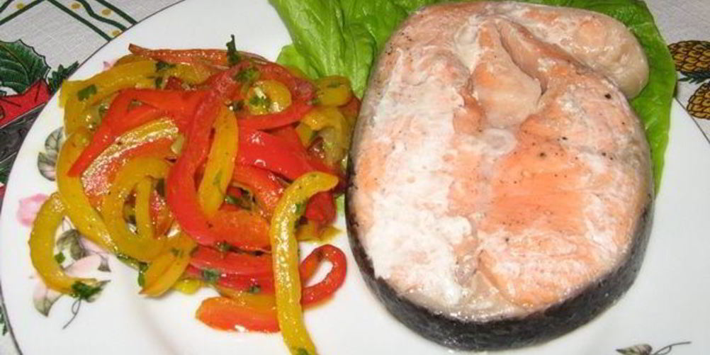 Рецепт горячей семги в собственном соку