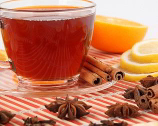 Имбирный чай с корицей