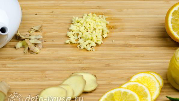 имбирный чай с лимоном