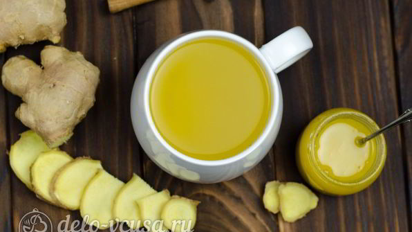 имбирный чай с медом