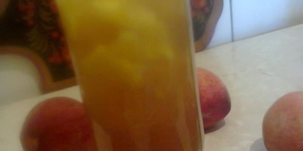 Рецепт холодного чая с персиком