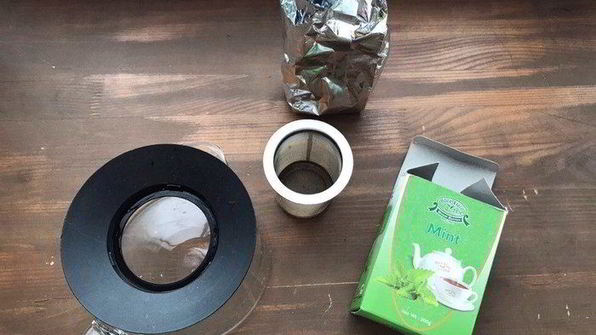 холодный мятный чай с лаймом