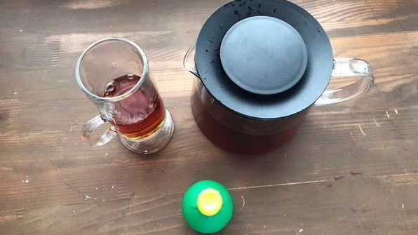 холодный мятный чай с лаймом