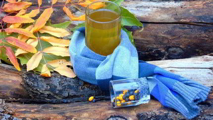 Можжевелово-облепиховый чай с изюмом