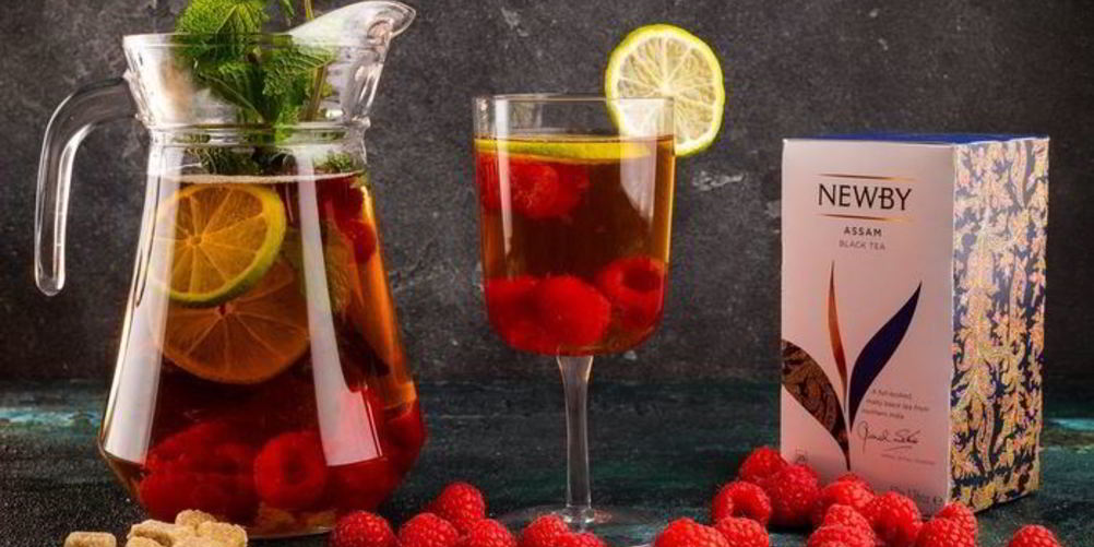 Рецепт освежающего чая с малиной