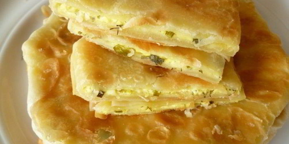 Рецепт плациндов с творогом и зеленью