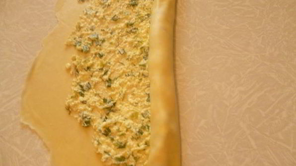 плацинды с творогом и зеленью