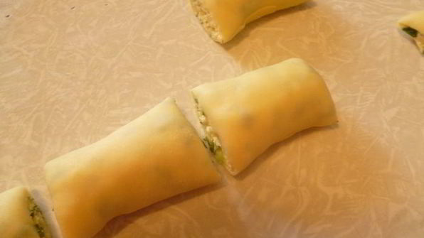 плацинды с творогом и зеленью