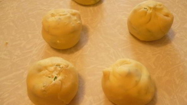 плацинды с творогом и зеленью