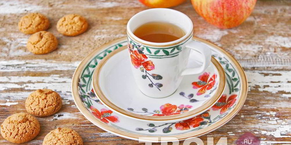 Рецепт яблочного чая