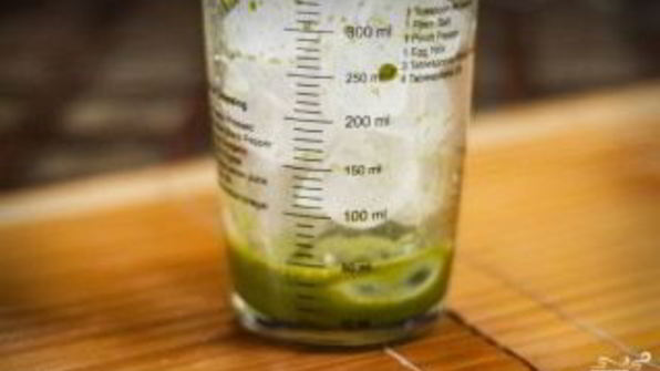 зеленый чай латте