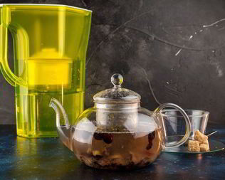 Зеленый чай с голубикой