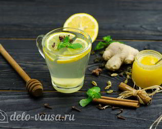 Зеленый чай с имбирем и корицей