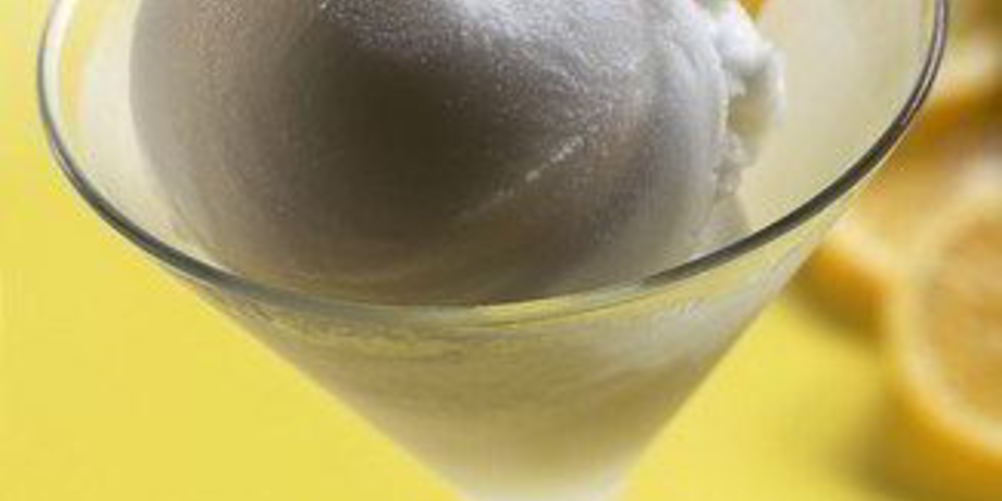 Рецепт дыневого шербета с шампанским и лимонным сиропом