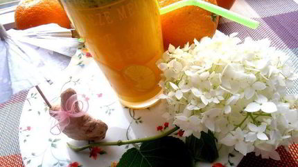 Фанта с имбирем и мятой