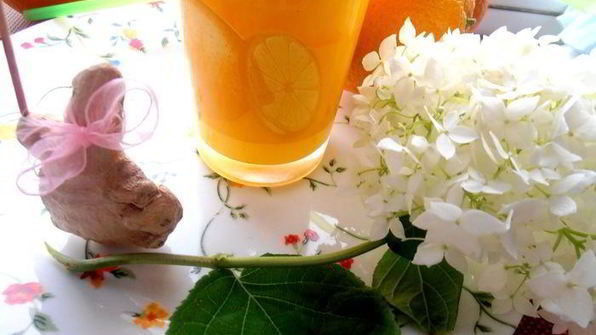 фанта с имбирем и мятой