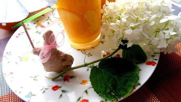 фанта с имбирем и мятой