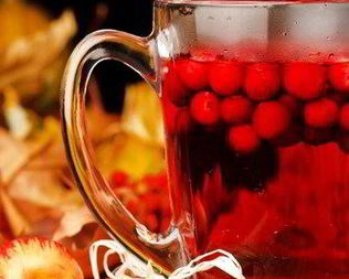 Ароматный клюквенный глинтвейн с кумкватом