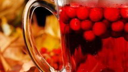 Ароматный клюквенный глинтвейн с кумкватом