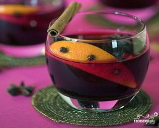 Глинтвейн с апельсином