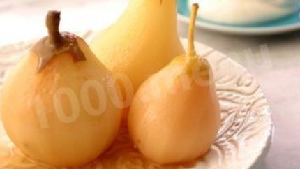 Груши в сахарном сиропе