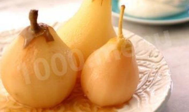 Груши в сахарном сиропе